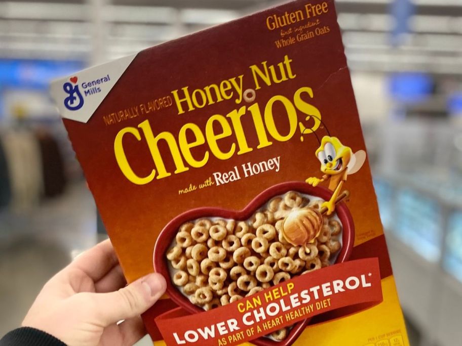 A box of Honey Nut Cheerios