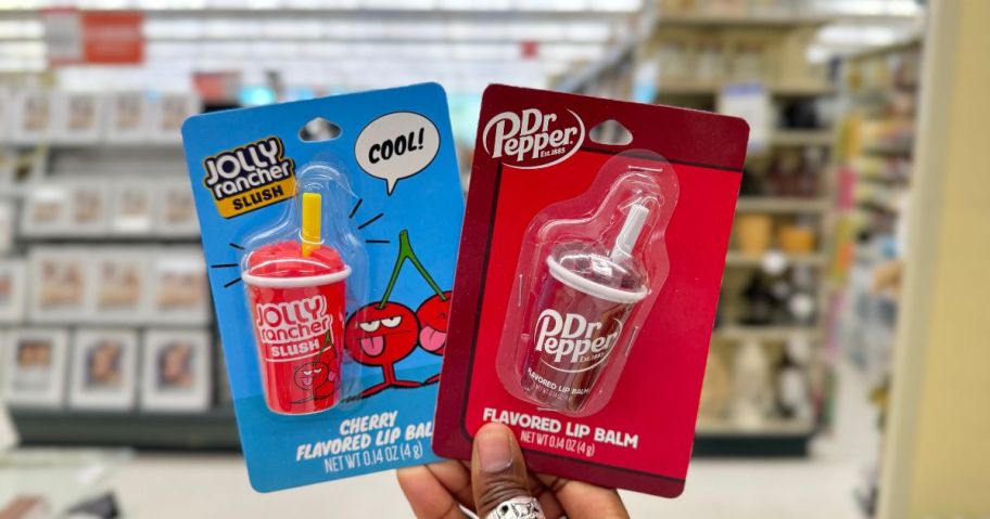 Jolly Rancher & Dr. Pepper Flavored Lip Balms
