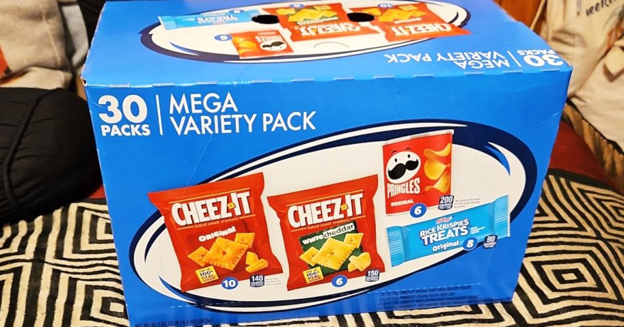 Kellogg’s Snack Variety 30-Count Pack Only $9.65 Shipped on Amazon (Just 32¢ Each)