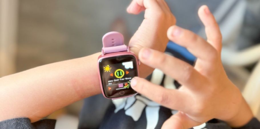 Kids Smartwatch Just $13.99 on Amazon | Habit Tracker, Camera, Over 25 Games & More