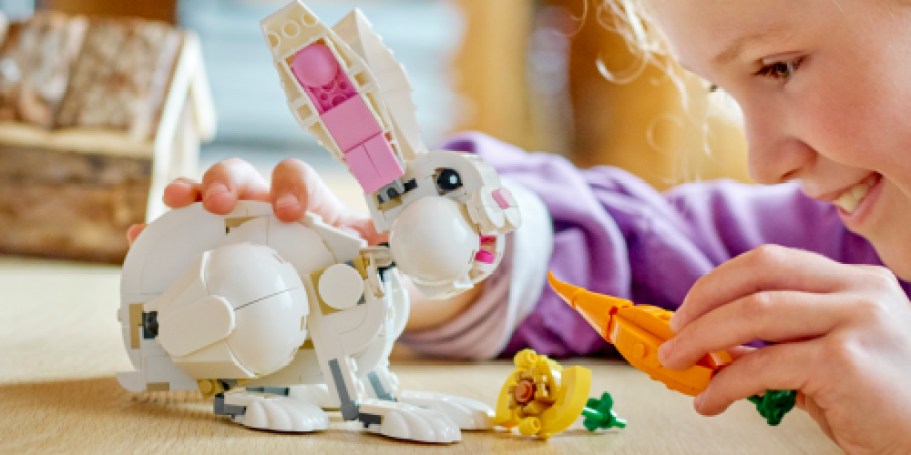 LEGO 3-in-1 Bunny Set Only $13.49 After Walmart Cash (Reg. $20) | Perfect for Easter Baskets!