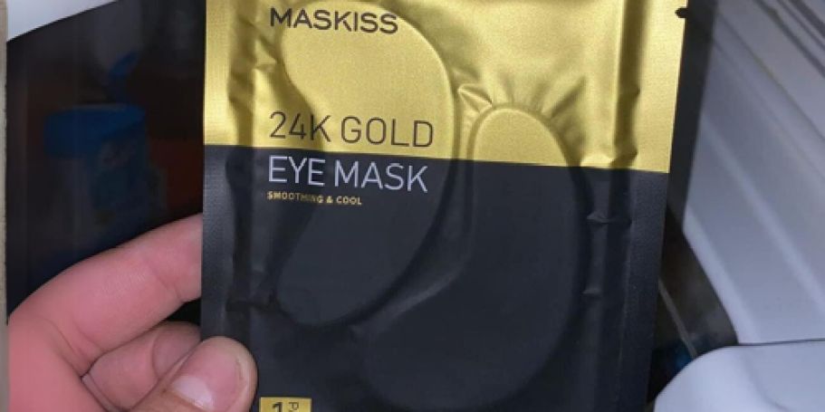 Golden Eye Masks 25-Pairs Just $3.62 Shipped on Amazon | Reduces Puffiness & Dark Circles