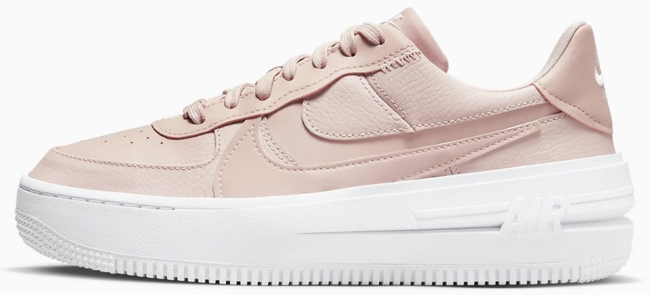 light pink platform nike sneaker