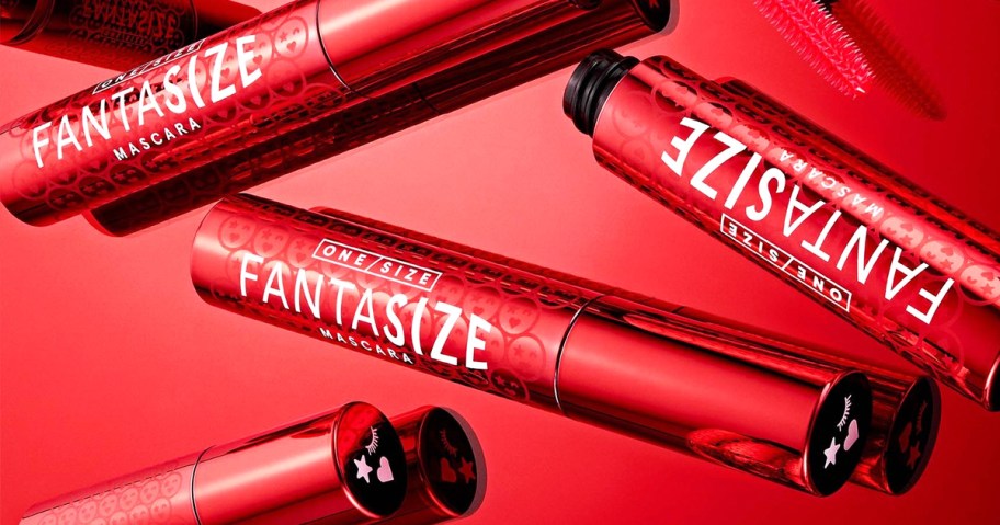 multiple red tubes of ONE/SIZE by Patrick Starrr Fantasize Mascara