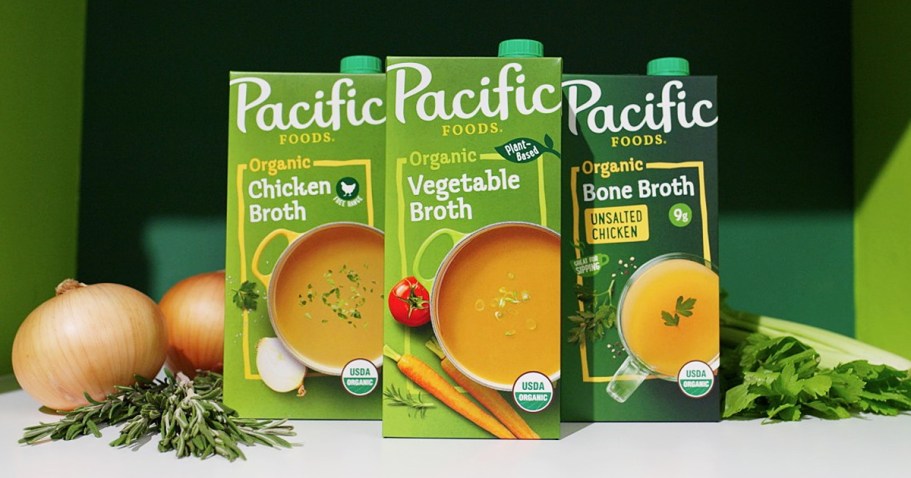 Pacific Foods Organic Vegetable Broth Carton Only $2 Shipped on Amazon