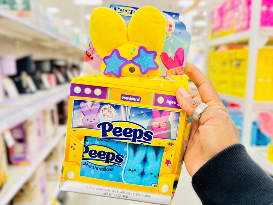 Peeps Plush Easter Disco Bus Gift Set