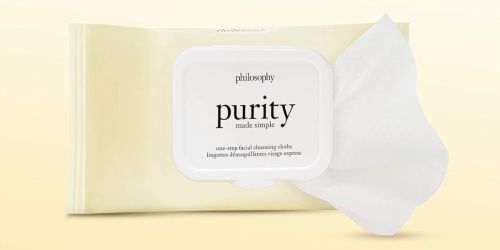 Philosophy Purity One-Step Facial Cleansing Cloths 30-Count $10.64 Shipped on Amazon