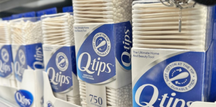 Q-Tips Cotton Swabs 750-Count Box Only $4 Shipped on Amazon