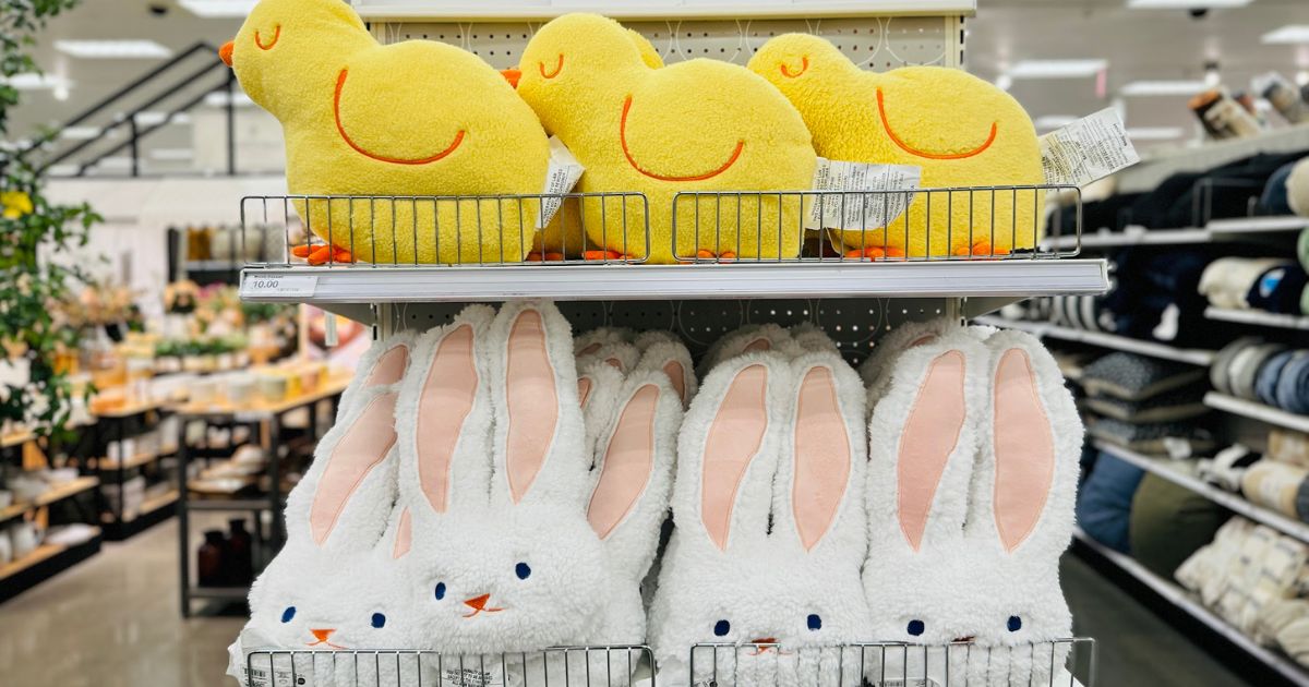 Grab Adorable Easter Pillows & Throw Blankets for Only $10 at Target