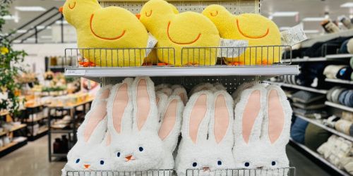 Grab $10 Easter Pillows & Throw Blankets at Target