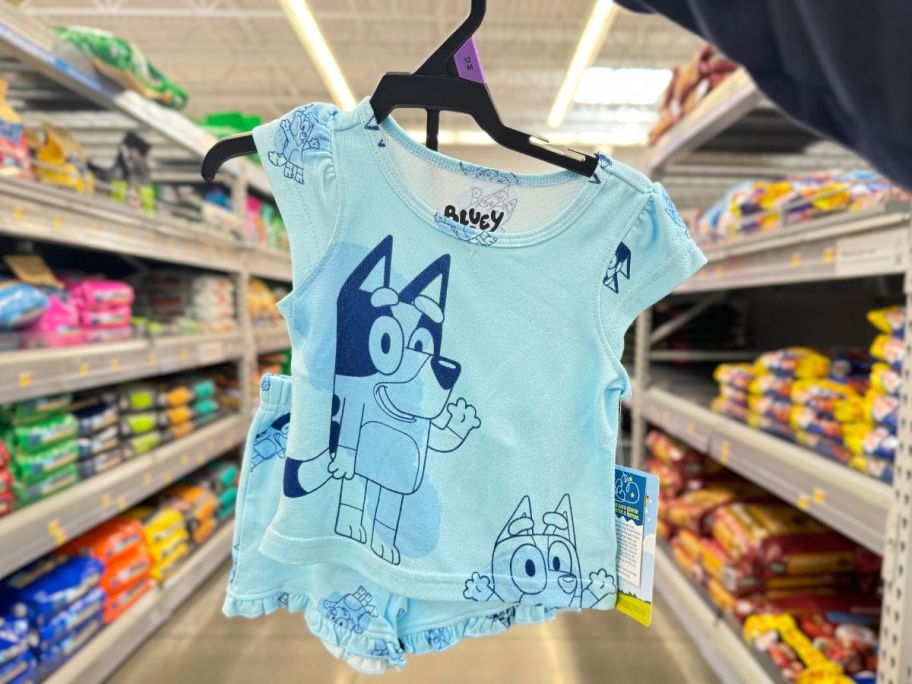 Walmart Girl's PJs Bluey