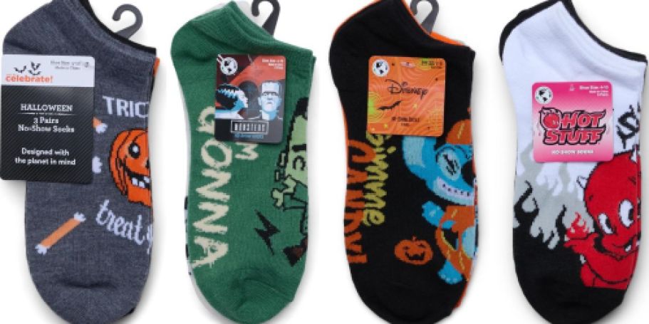 Halloween Character Socks 3-Packs ONLY $1 on Walmart.online
