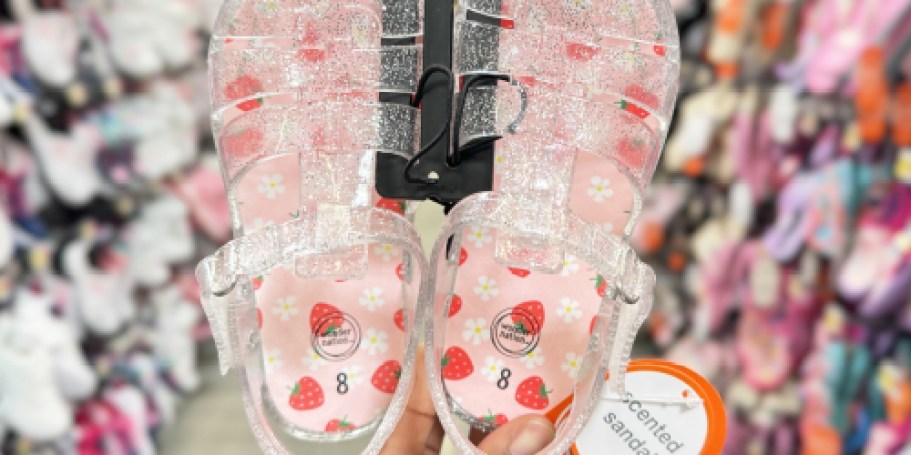 Scented Jelly Sandals Only $9.98 on Walmart.online (Smells Like Strawberries!)