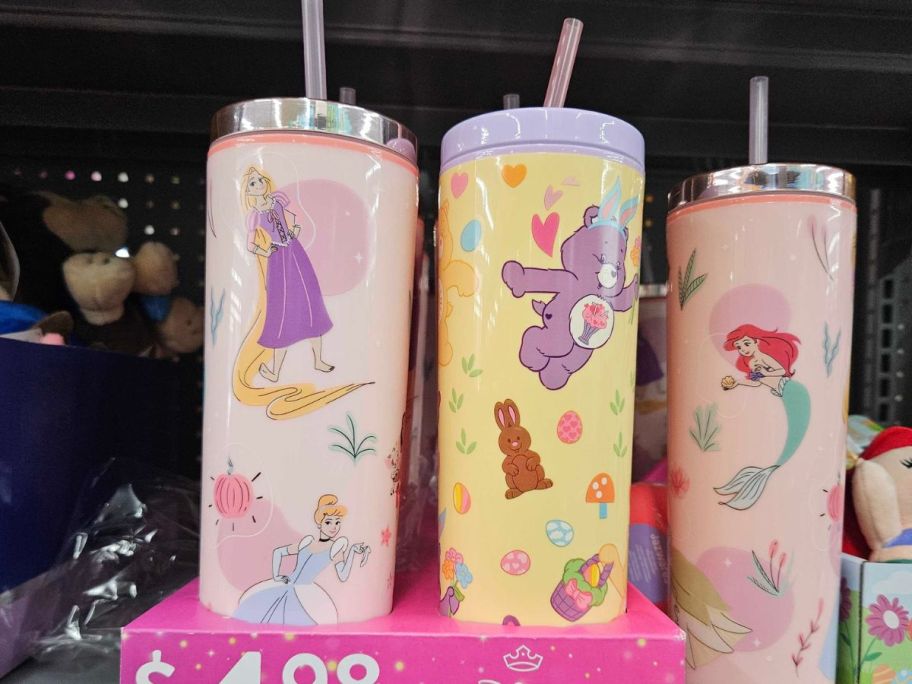 Zak Disney Tumblers Princess & Care Bears