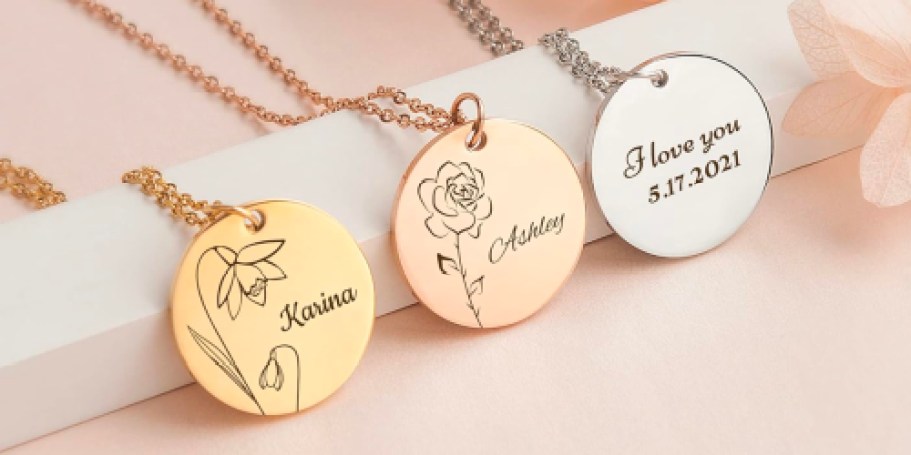 Personalized Necklaces & Keychains JUST $11.99 on Amazon | Thoughtful Mother’s Day Gift!