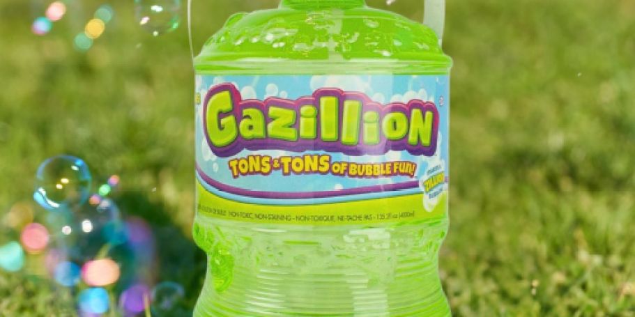 Gazillion Bubbles Solution 4-Liter Bottle Just $5.86 on Walmart.online (Regularly $20)