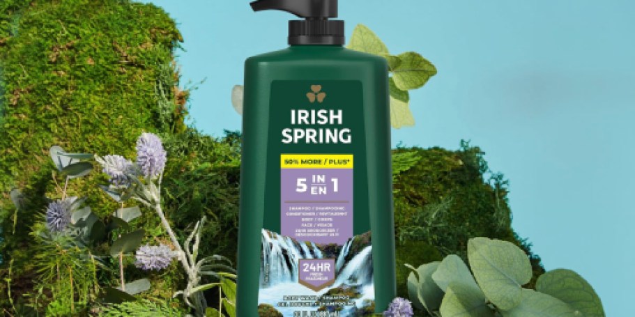 Irish Spring Body Wash 30oz Bottle Only $4 Shipped on Amazon