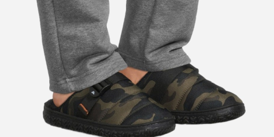 Ozark Trail Men’s Camp Scuff Slippers Just $10 on Walmart.online (Water Resistant)