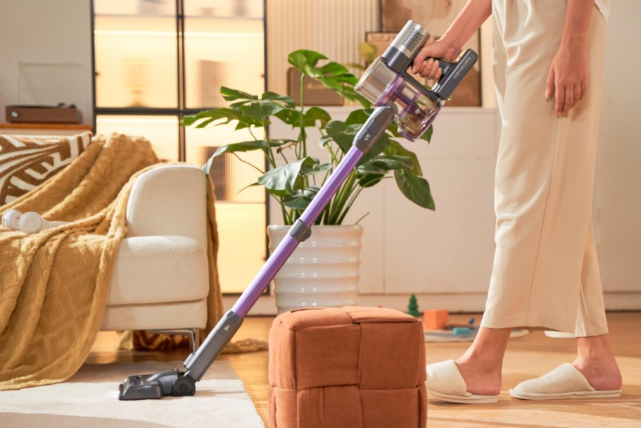 Cordless Vacuum Cleaner Just $78.99 Shipped on Amazon (HEPA Filter & Anti-Hair Wrap Design)