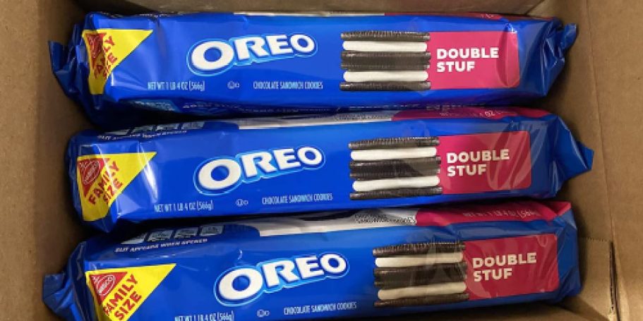 Three OREO Cookies Family Size Packs Only $6.99 Shipped on Amazon