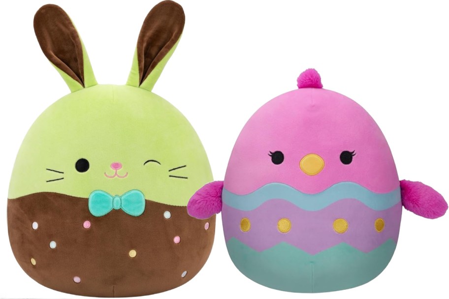 bunny and chick plush