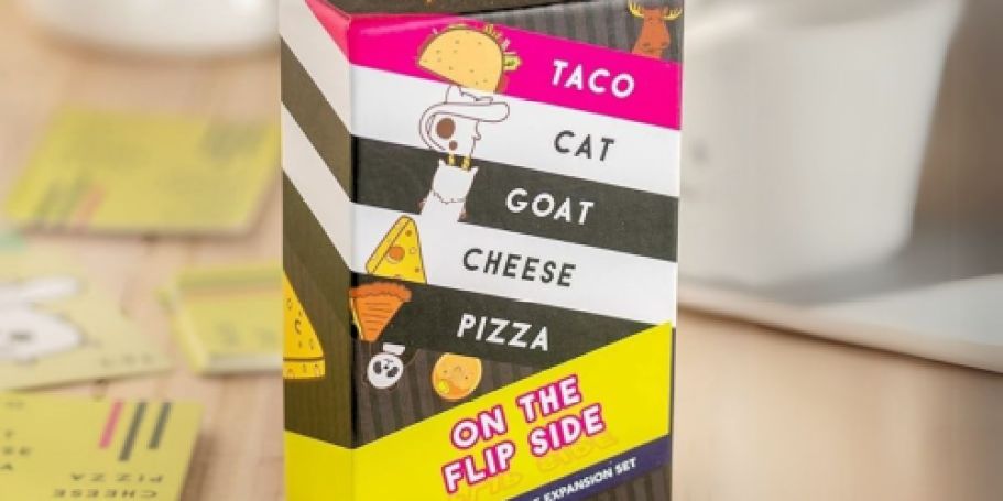 Taco Cat Goat Cheese Pizza on the Flip Side Card Game Only $5 on Amazon