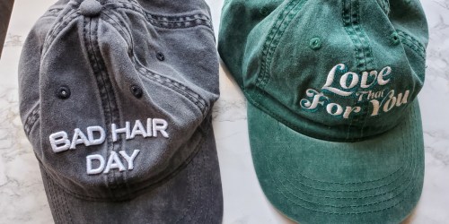 Cute Baseball Hats Just $4.99 on Walmart.online (Regularly $9)