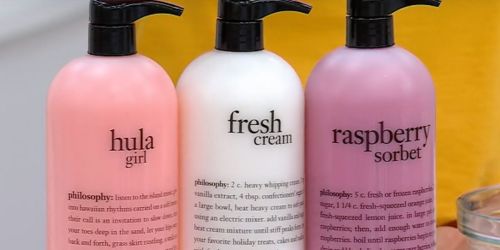 QVC Beauty Sale + Free Shipping | Philosophy Supersize Shower Gel 3-Pack JUST $25 Shipped!