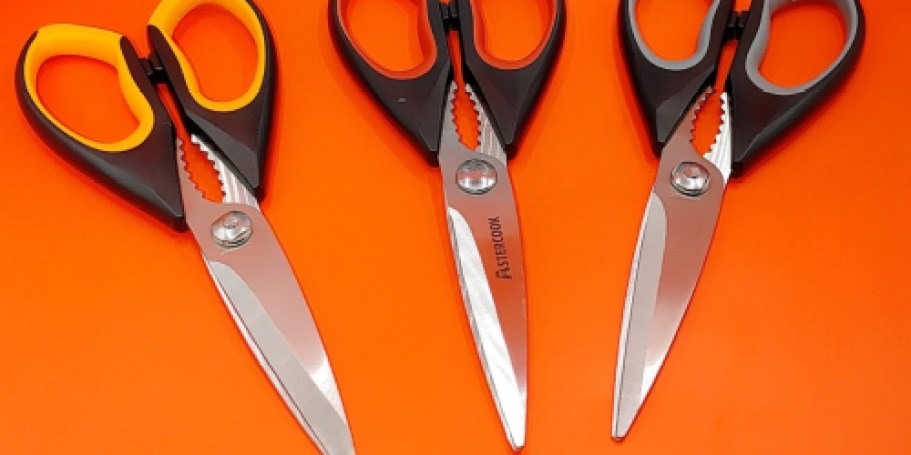 Metal Kitchen Shears 3-Pack Just $9.99 on Amazon