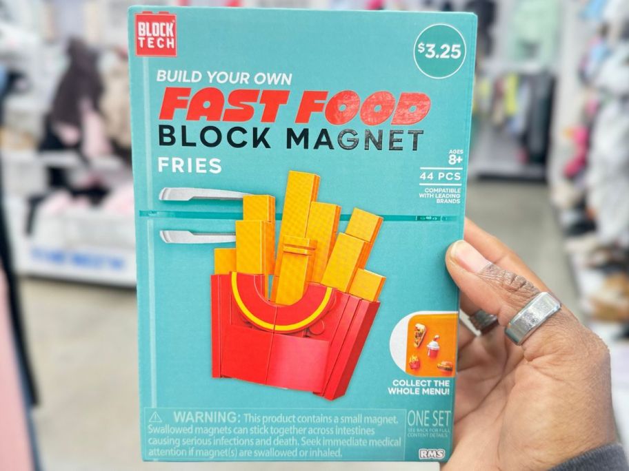 Block Tech Fast Food Fries Block Magnet