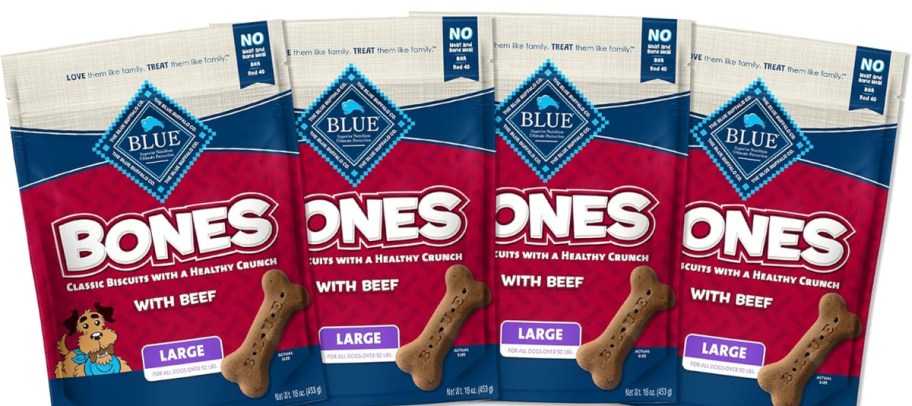 Blue Buffalo bones 4 pack