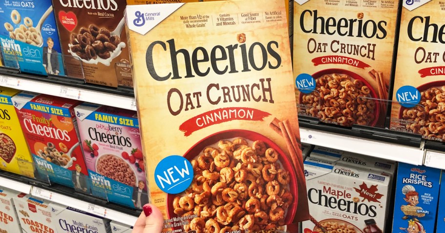 Cheerios Oat Crunch Cinnamon Breakfast Cereal Only $2.44 Shipped on Amazon