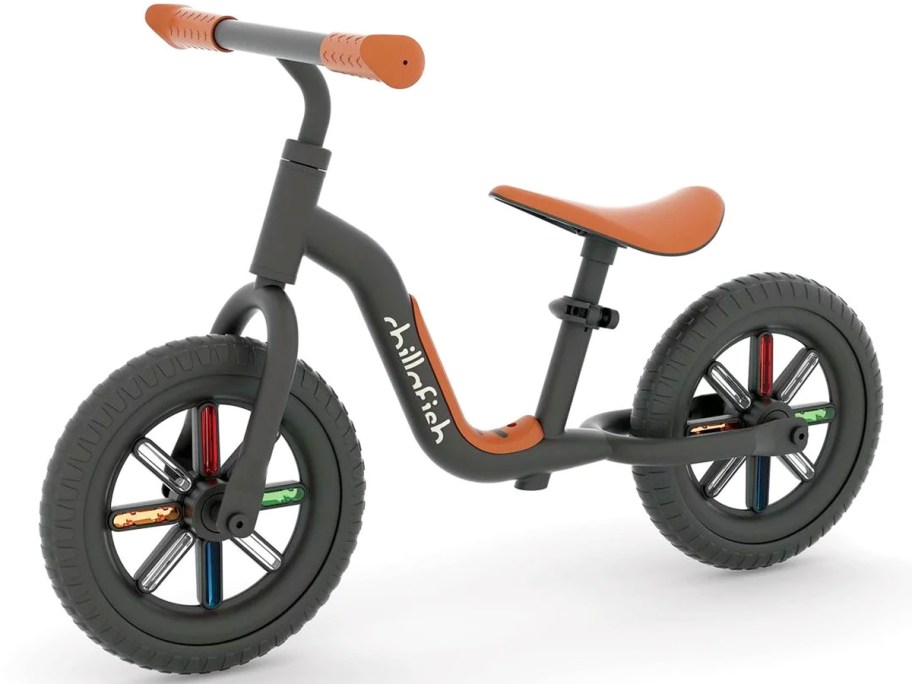 black and brown kids balance bike