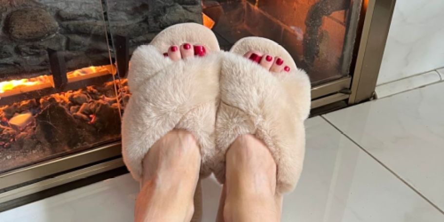 Women’s Fuzzy Slippers from $7 on Amazon (Great Gift Idea!)