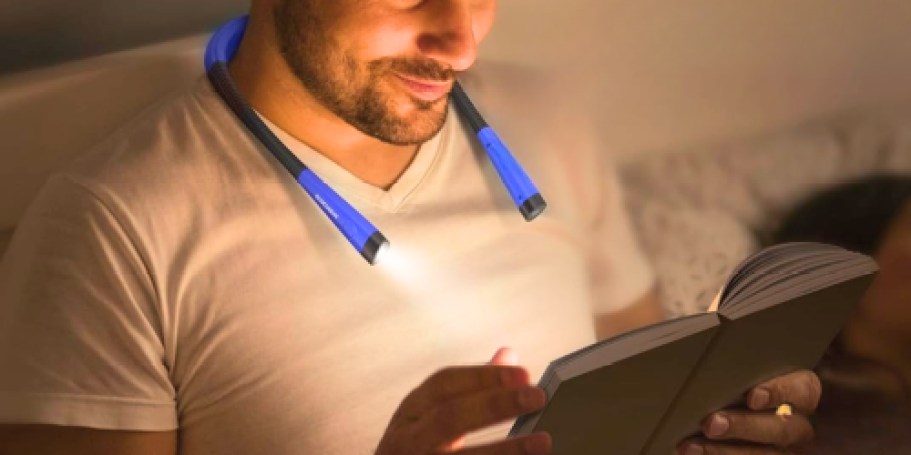 Flexible LED Neck Reading Light Only $13.69 on Amazon | Over 100K 5-Star Ratings!