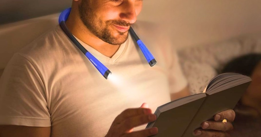 Flexible LED Neck Reading Light Only $13.69 on Amazon | Over 100K 5-Star Ratings!