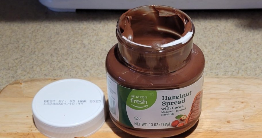 Amazon Fresh Hazelnut Spread 13oz Jar