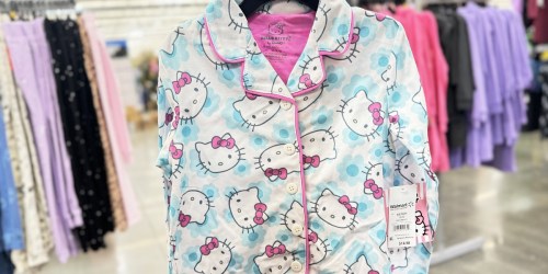 Walmart Kids Pajama Sets from $9.98 (Bluey, Hello Kitty, Squishmallows, & More!)