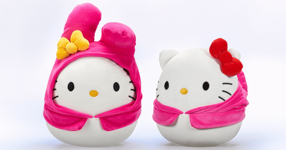 Hello Kitty Squishmallow with My Melody Hoodie