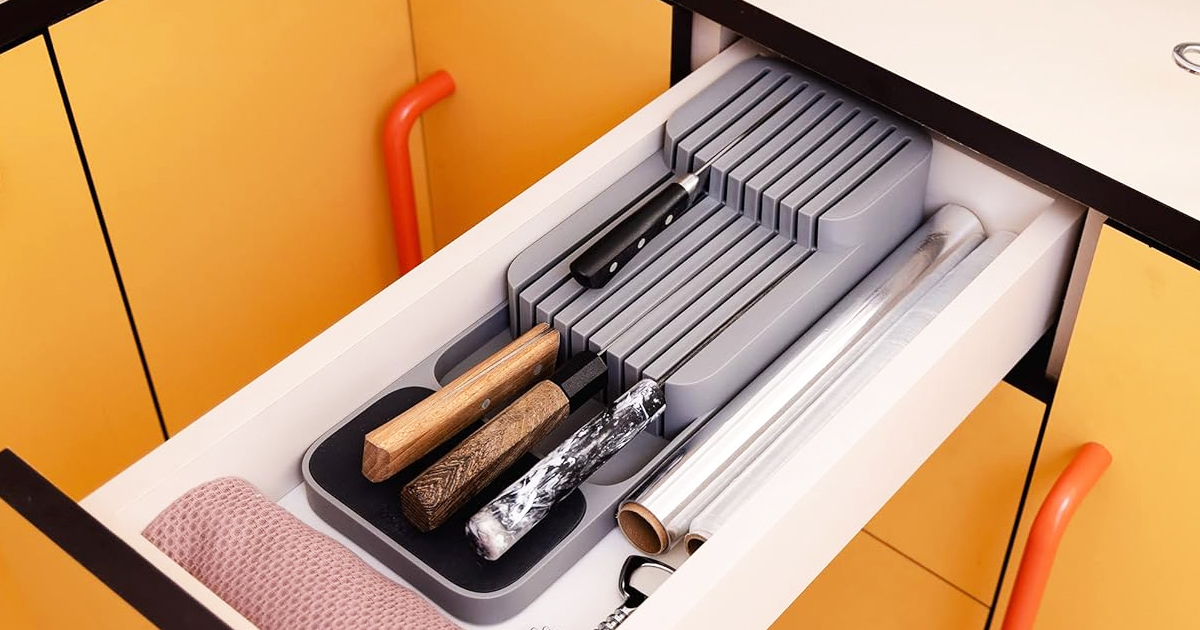 Joseph Joseph Kitchen Knife Drawer Organizer Only $7.99 on Amazon (Reg. $15) + More