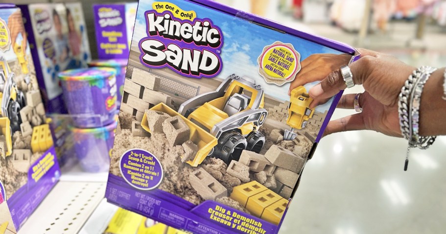 Kinetic Sand Dig & Demolish Playset Only $5.99 on Amazon (Reg. $16) + More