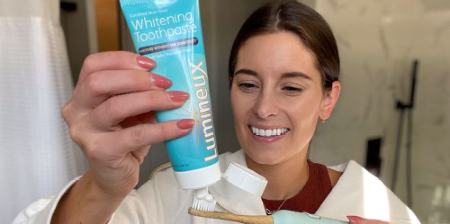 Lumineux Teeth Whitening Toothpaste 3-Pack Just $12.59 Shipped on Amazon (Team-Fave!)