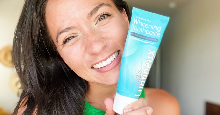 Team Fave Lumineux Teeth Whitening Toothpaste 3-Pack Just $12.59 Shipped on Amazon