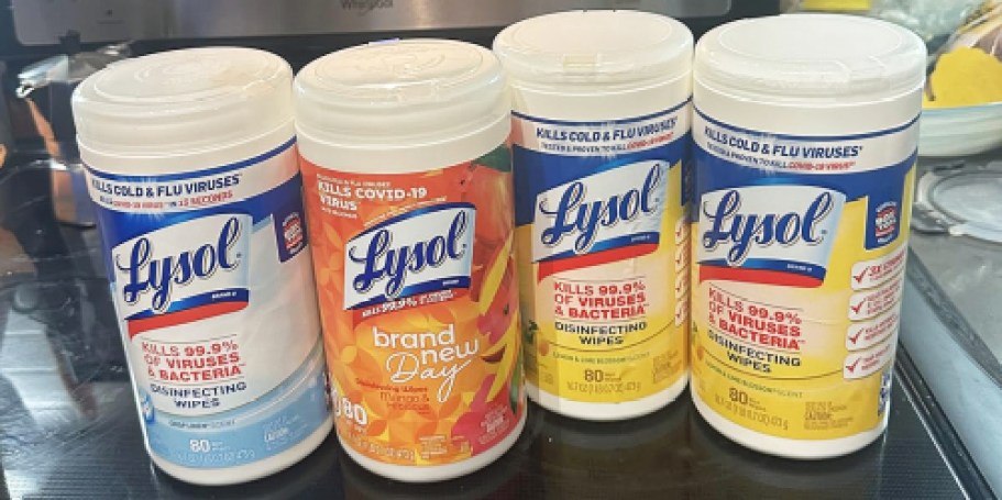 Lysol Disinfecting Wipes 320-Count Just $12 Shipped for Amazon Prime Members