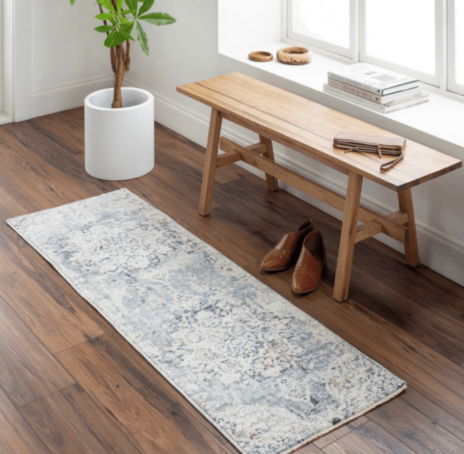 A mainstays persian floor runner from Walmart