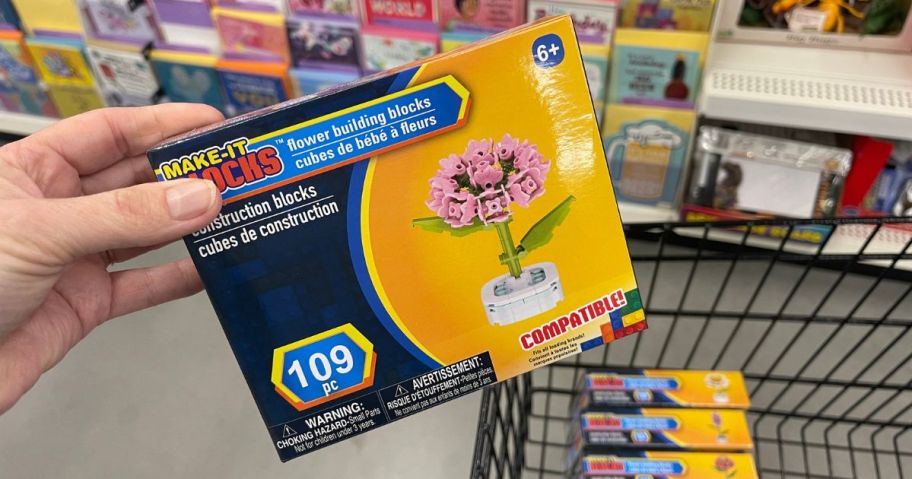 Make-It Blocks Flower Sets at Dollar Tree