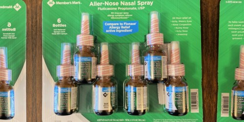 Member’s Mark Allergy Relief Nasal Spray 6-Pack ONLY $21.88 at Sam’s Club | onlinepares to Flonase But Cheaper