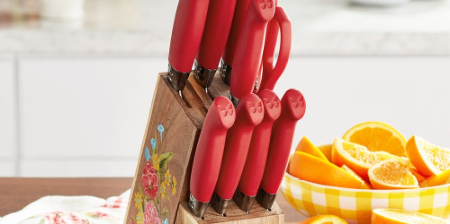 Pioneer Woman 11-Piece Knife Set Only $13.99 on Walmart.online (Regularly $40)