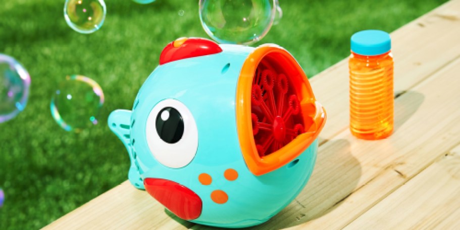 *HOT* Fish Bubble Maker w/ Bubble Solution ONLY $3.63 on Walmart.online (Reg. $15)