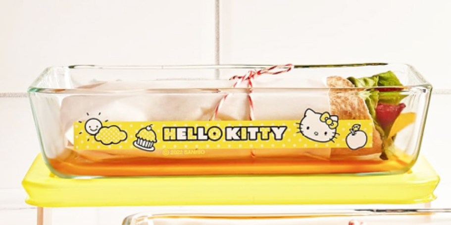 Hello Kitty Pyrex Food Storage Container Just $6.60 on Amazon